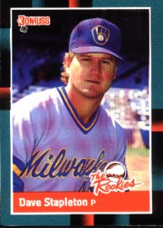 1988 Donruss Rookies Baseball Cards    004      Dave Stapleton
